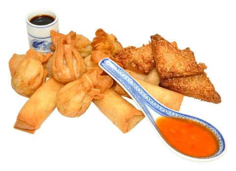 Chinese Snack Selection Stock Photos