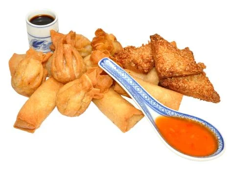 Chinese Snack Selection Stock Photos