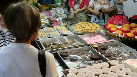 Chinese snacks 스톡 동영상 132227191