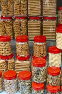Chinese snacks Stock Photos