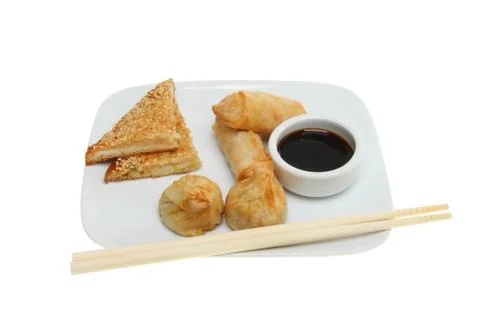 Chinese snacks Stock Photos