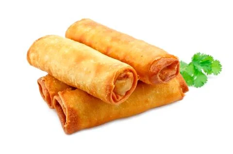 Chinese spring rolls Stock Photos
