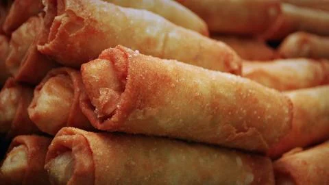 Chinese Spring Rolls Stock Photos