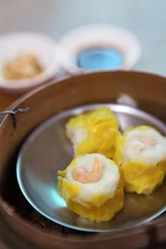 Chinese steamed dumpling Stock Photos