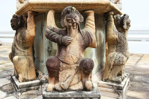 Chinese stone dall Stock Photos