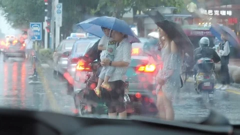 Chinese street 71 Video stock 106965449