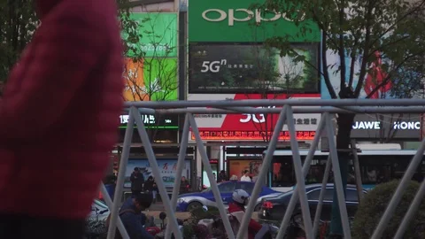 Chinese Street Video stock 122491729