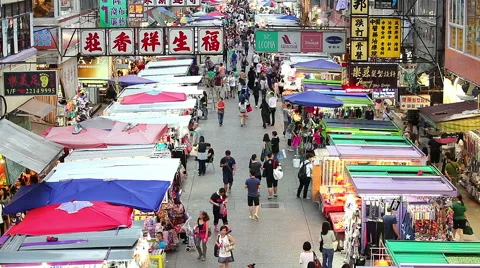 Hong Kong Market Stock Footage ~ Royalty Free Stock Videos | Pond5