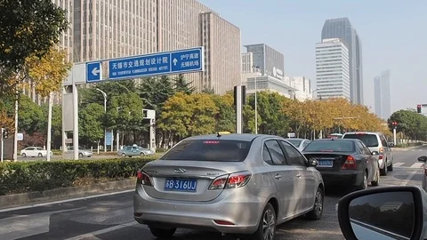 Chinese streets 32 Video stock 106629634