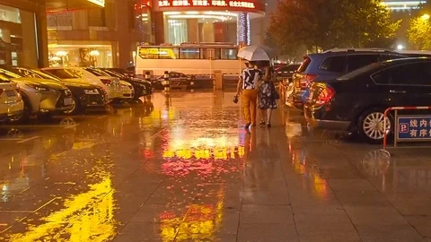 Chinese streets 65 Video stock 106835814