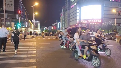 Chinese streets 79 Video stock 107274096