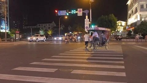Chinese streets 80 Video stock 107274123