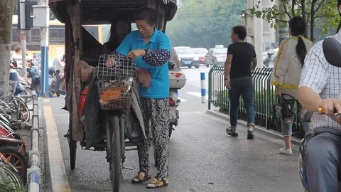 Chinese streets 83 Stock Footage 107274097