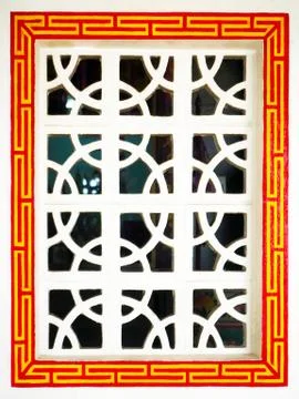 Chinese Style Window Stock Photos