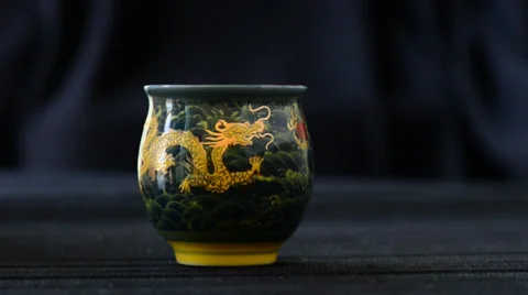 Chinese tea 1 cup Stock-Footage 33691364