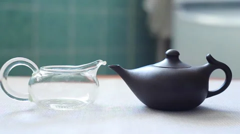 Chinese tea brewing process Stock Footage 63901386