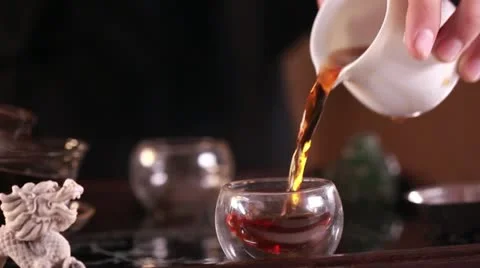 Chinese tea ceremony Stock Footage 21862078