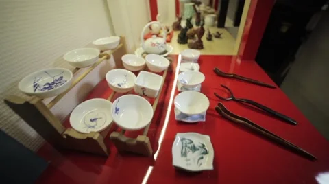 Chinese tea ceremony Stock Footage 56487368