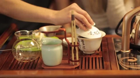 Chinese tea ceremony Stock Footage 56515167