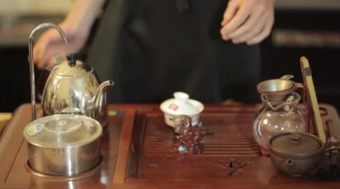 Chinese tea ceremony Stock Footage 56515195