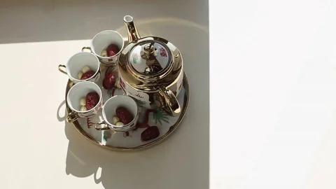 Chinese tea ceremony Stock Footage 72698319