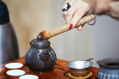 Chinese tea ceremony Stock Photos