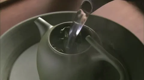 Chinese tea preparing Stock Footage 12189712