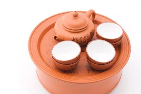 Chinese tea set Foto stock