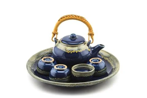 Chinese tea set Stock Photos