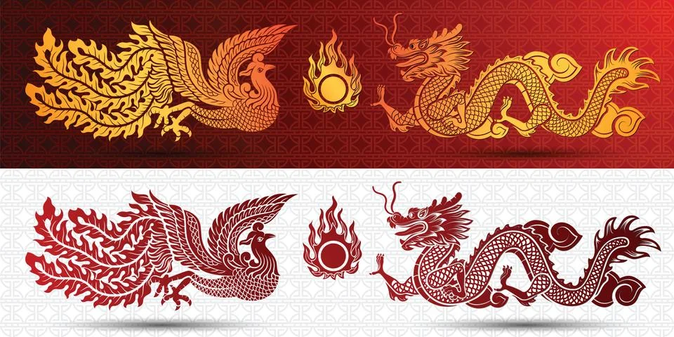 Chinese template Stock Illustration