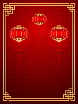 Chinese template Illustrazione stock