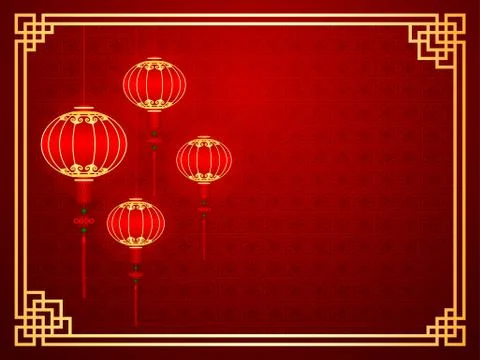 Chinese template Stock Illustration