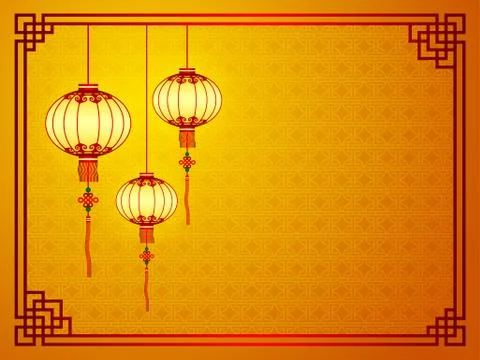 Chinese template Stock Illustration