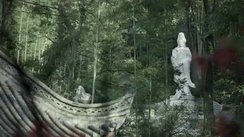 Chinese temple Buddhism Video stock 134509105