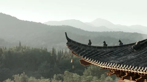 Chinese temple Buddhism Stock-Footage 134513080