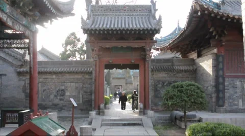 Chinese temple Stock Footage 906314