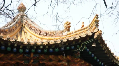 Chinese temple Stock Footage 907598