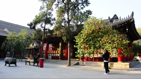 Chinese temple Stock Footage 909133