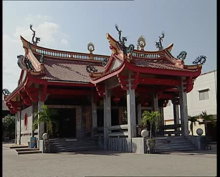 Chinese temple Stock Footage 11236250