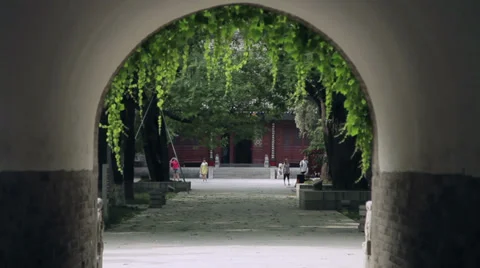 Chinese temple Vídeo Stock 35567067
