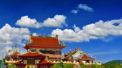 Chinese temple Stock Footage 54692758