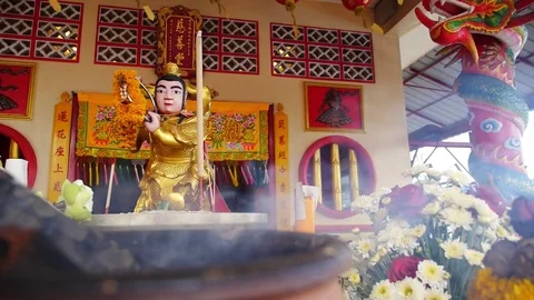 Chinese Temple Vídeo Stock 70737095