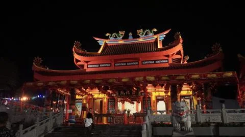 Chinese temple overview Stock Photos
