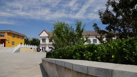 Chinese temple palace Stock Footage 94471492