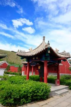 Chinese temples building Stock Photos