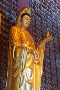 Chinese temples, statues, Stock Photos