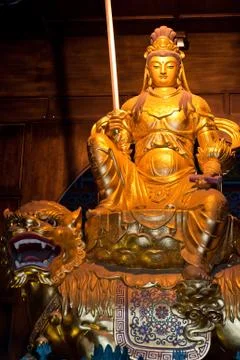 Chinese temples, statues, Stock Photos