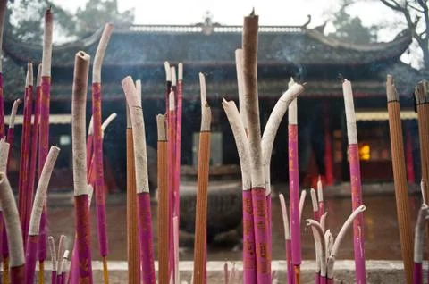 Chinese temples, statues, Stock Photos