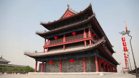 Chinese Tower, China Stock Footage 87498617