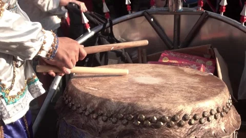 Chinese traditional drum performing. Video stock 250467768